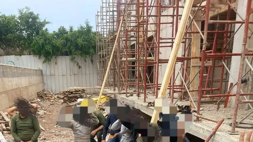המשטרה עצרה 9 שב״חים תושבי השטחים בג'דיידה מכר 30 באפריל2024 המשטרה עצרה 9 שב״חים תושבי השטחים בג'דיידה מכר 30 באפריל2024