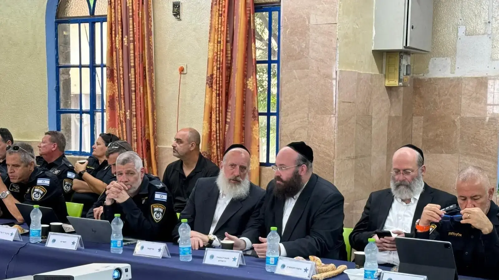 סיור המשטרה בהר מירון לקראת ההילולה בל"ג בעומר
