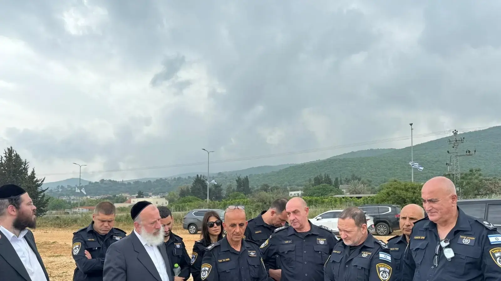 סיור המשטרה בהר מירון לקראת ההילולה בל"ג בעומר סיור המשטרה בהר מירון לקראת ההילולה בל"ג בעומר