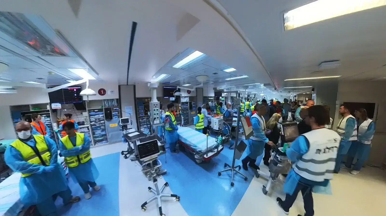 חדר הלם רמב"ם במהלך תרגיל אחרון חדר הלם רמב"ם במהלך תרגיל אחרון