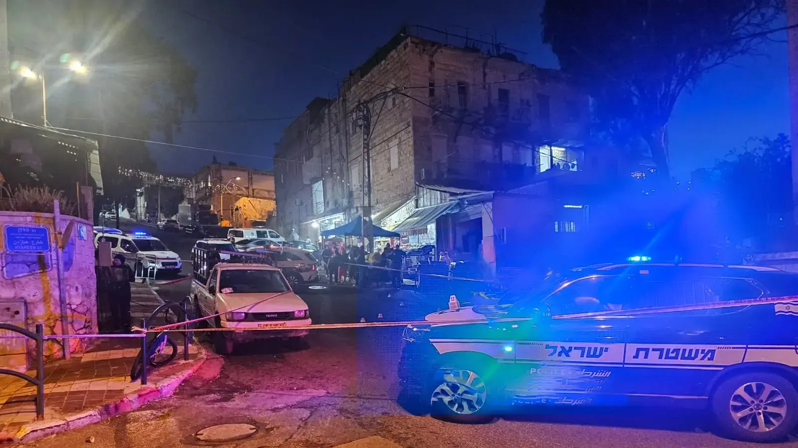 הזירה בה נרצח ענאן יוסף בחיפה הזירה בה נרצח ענאן יוסף בחיפה