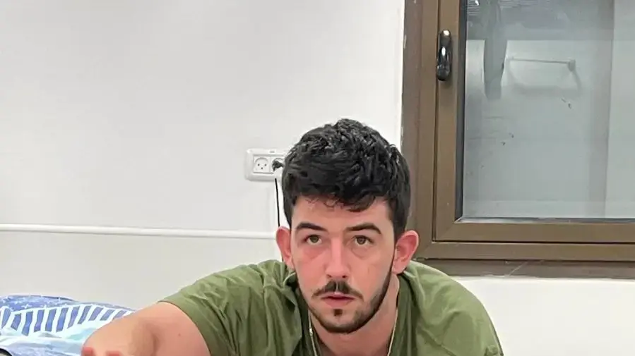 סגן עמרי רוזנבליט במהלך השיקום סגן עמרי רוזנבליט במהלך השיקום
