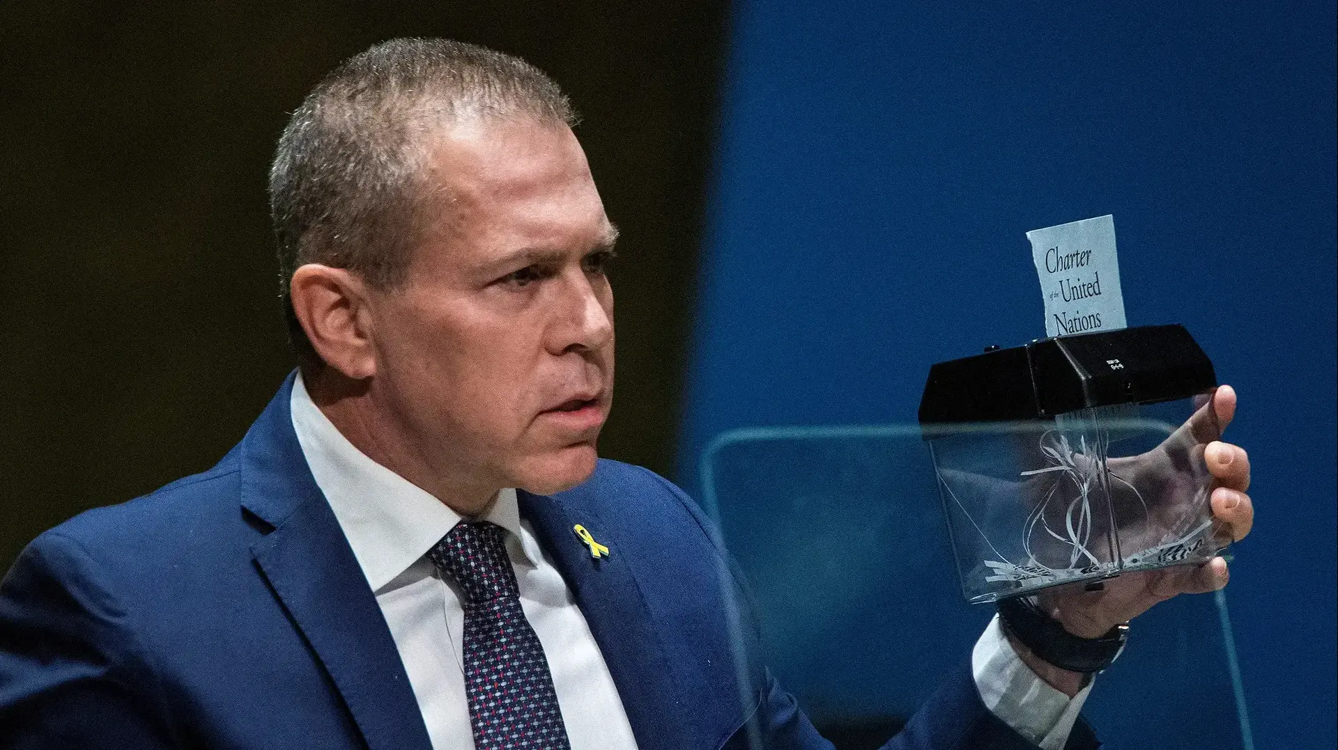 גלעד ארדן גורס את אמנת האו"ם, 10 במאי 2024 גלעד ארדן גורס את אמנת האו"ם, 10 במאי 2024