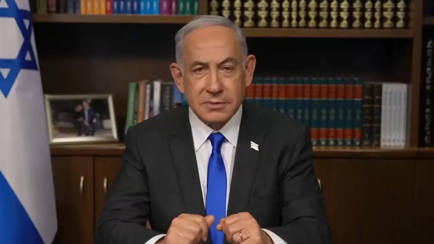 בנימין נתניהו-ראש ממשלת ישראל נואם בסרטון לכבוד טקס הדלקת המשואות, יום העצמאות ה-76 בנימין נתניהו-ראש ממשלת ישראל נואם בסרטון לכבוד טקס הדלקת המשואות, יום העצמאות ה-76
