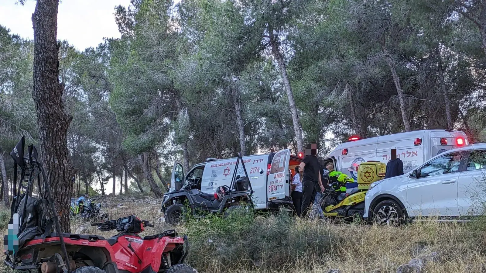 פעוטה שנפלה מטרקטורון בזמן נסיעה בגליל התחתון פעוטה שנפלה מטרקטורון בזמן נסיעה בגליל התחתון
