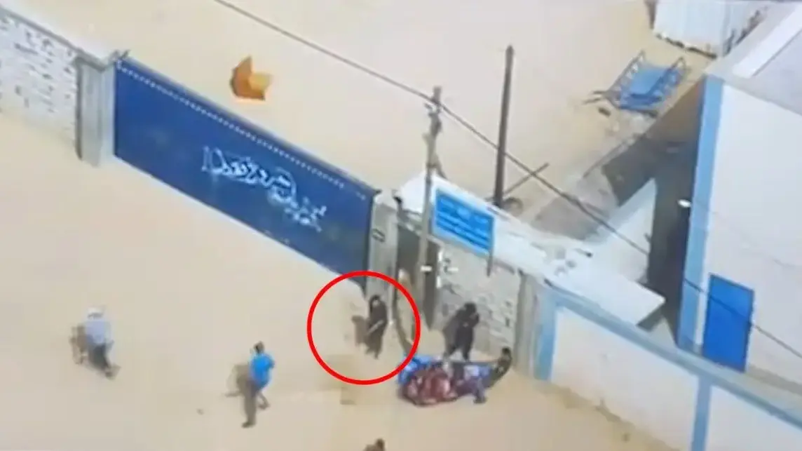 מחבלים לצד רכבי או"ם - מבצעים ירי במתחם של הארגון אונר״א במזרח רפיח מחבלים לצד רכבי או"ם - מבצעים ירי במתחם של הארגון אונר״א במזרח רפיח