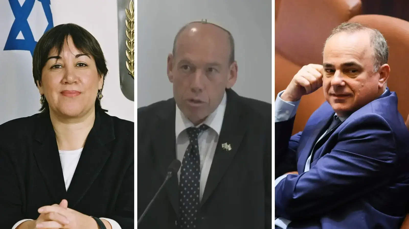 גילה כנפי שטייניץ
יובל שטייניץ
מתניהו אנגלמן גילה כנפי שטייניץ
יובל שטייניץ
מתניהו אנגלמן