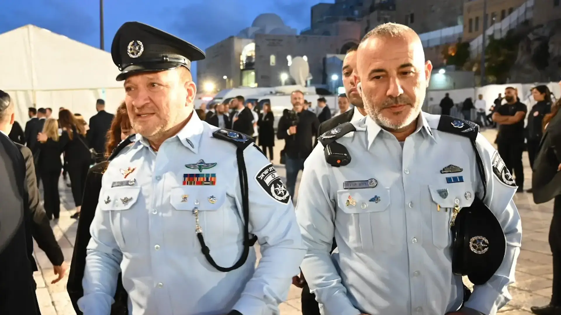 ממ"ז ירושלים ניצב דורון תורג'מן עם מפכ"ל המשטרה קובי שבתאי ממ"ז ירושלים ניצב דורון תורג'מן עם מפכ"ל המשטרה קובי שבתאי