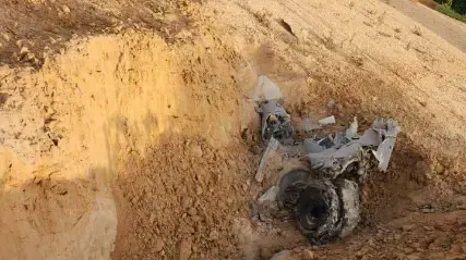 טיל של חיל האויר שנפל כמטרים ספורים ממבנה,יתד .17 במאי 2024