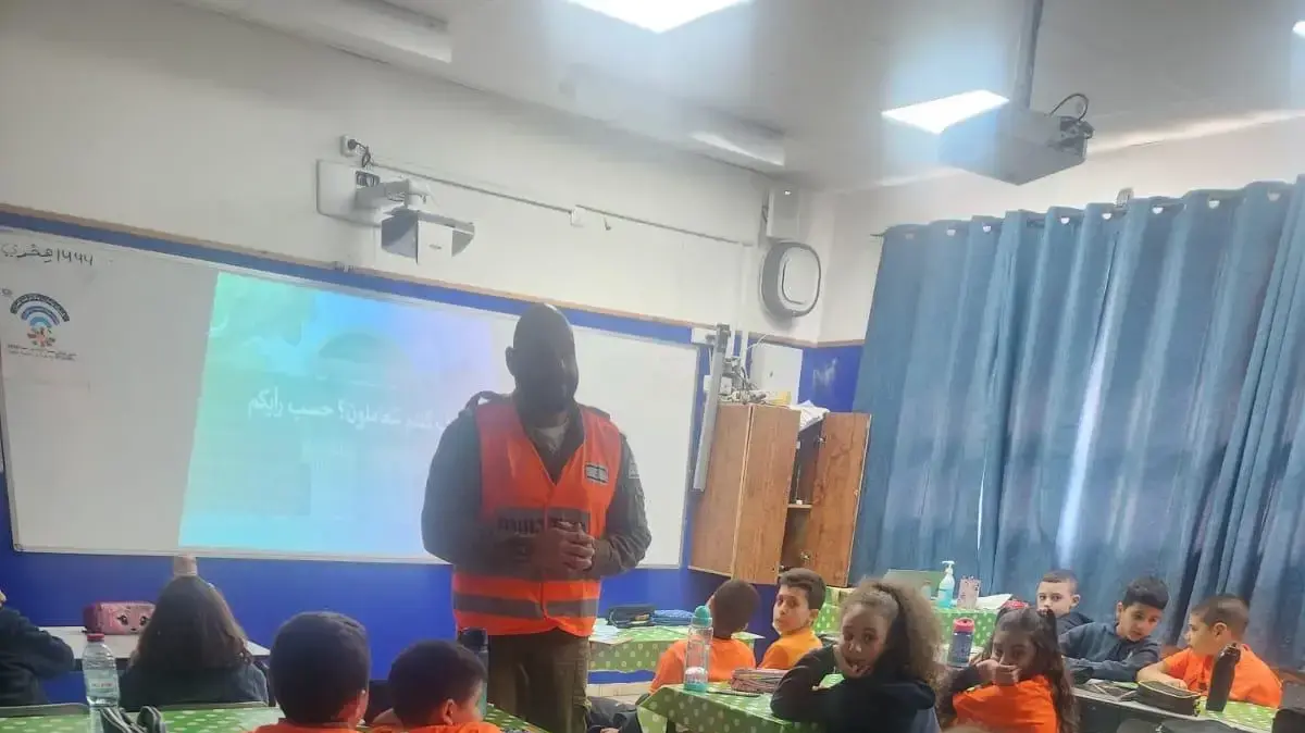 הדרכה לחירום על ידי פיקוד העורף בבתי ספר ערבים-. 22 במאי 2024 הדרכה לחירום על ידי פיקוד העורף בבתי ספר ערבים-. 22 במאי 2024