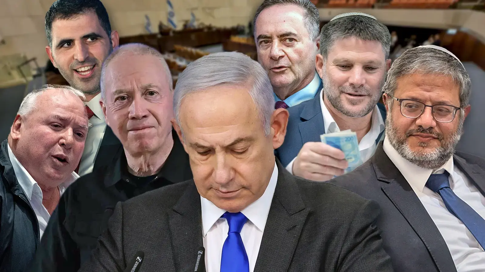 איתמר בן גביר, בצלאל סמוטריץ', יואב גלנט, שלמה קרעי, דודי אמסלם, ישראל כ"ץ, רה"מ בנימין נתניהו איתמר בן גביר, בצלאל סמוטריץ', יואב גלנט, שלמה קרעי, דודי אמסלם, ישראל כ"ץ, רה"מ בנימין נתניהו
