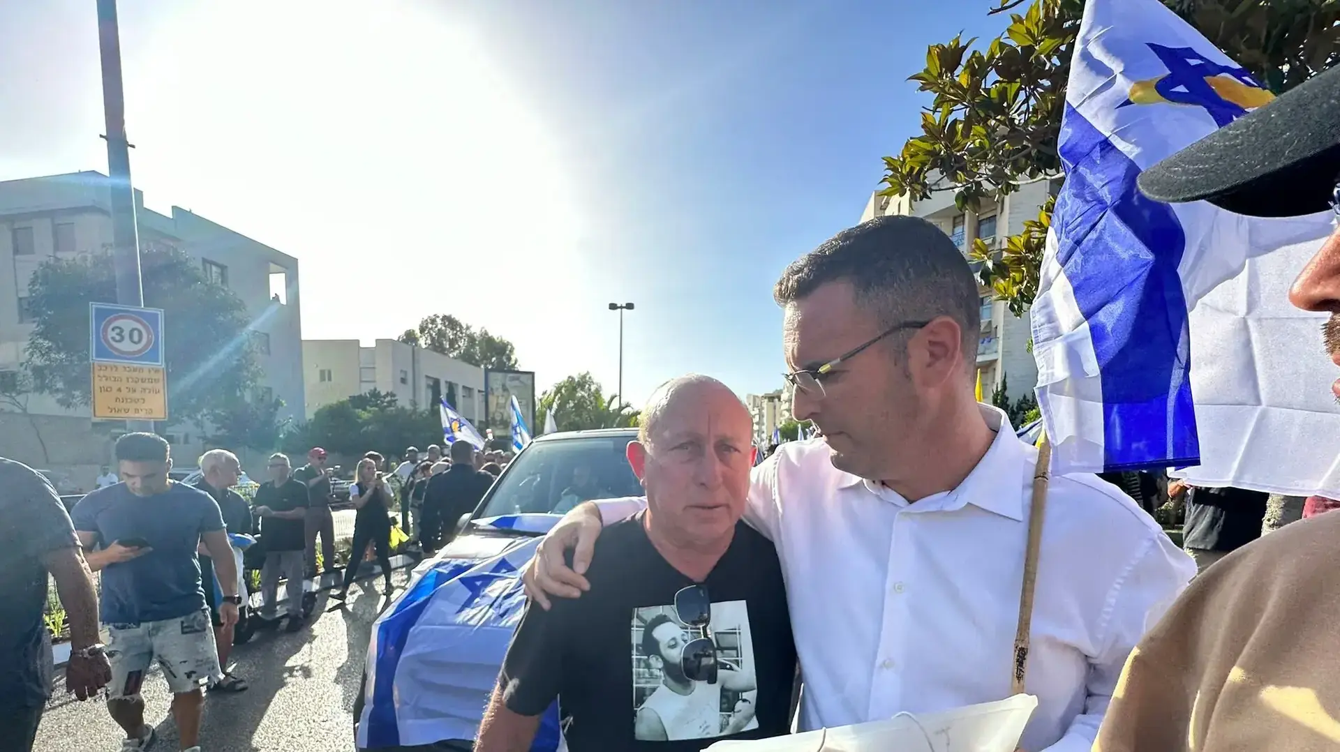 אביו של חנן יבלונקה בהלוויתו אביו של חנן יבלונקה בהלוויתו