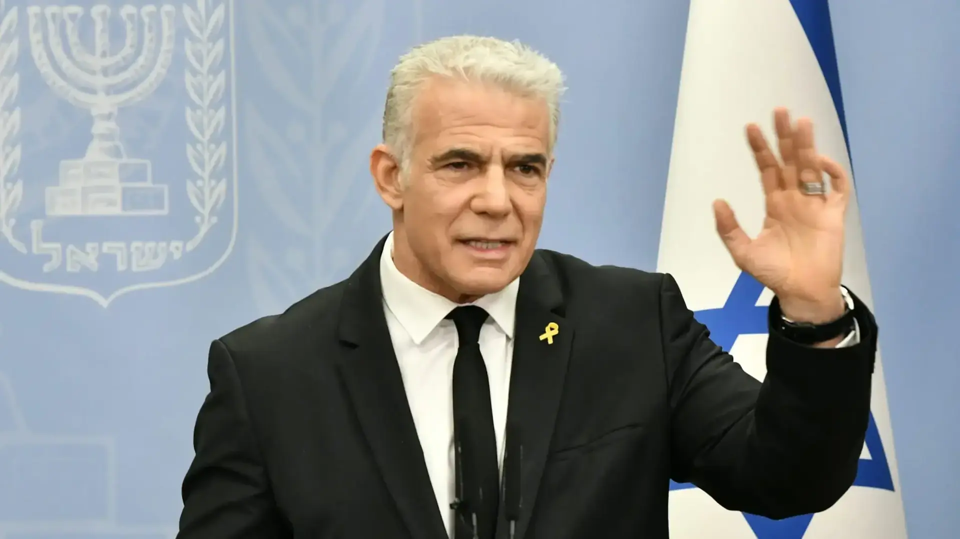 יאיר לפיד בישיבת סיעת יש עתיד, 27 במאי 2024 יאיר לפיד בישיבת סיעת יש עתיד, 27 במאי 2024