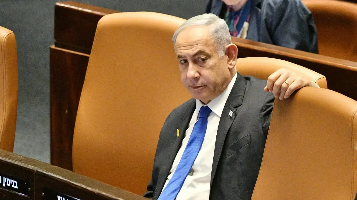 בנימין  נתניהו במליאת הכנסת 287 במאי 2024