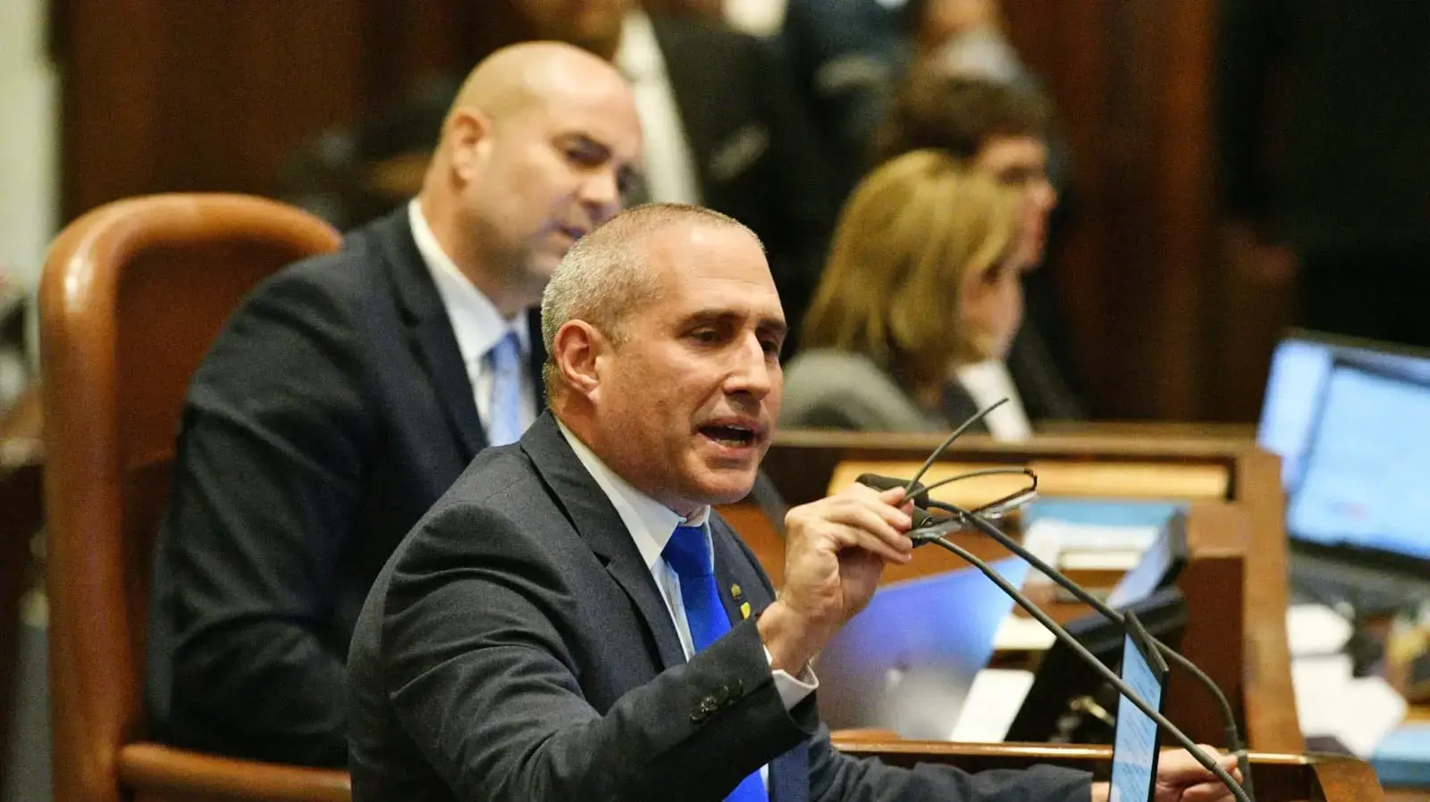 חנוך מיליביצקי במליאת הכנסת 287 במאי 2024