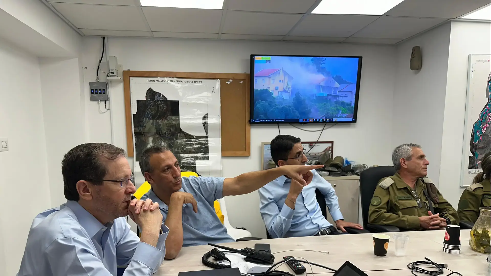 נשיא המדינה, יצחק הרצוג, בביקור במטולה, 29 במאי 2024