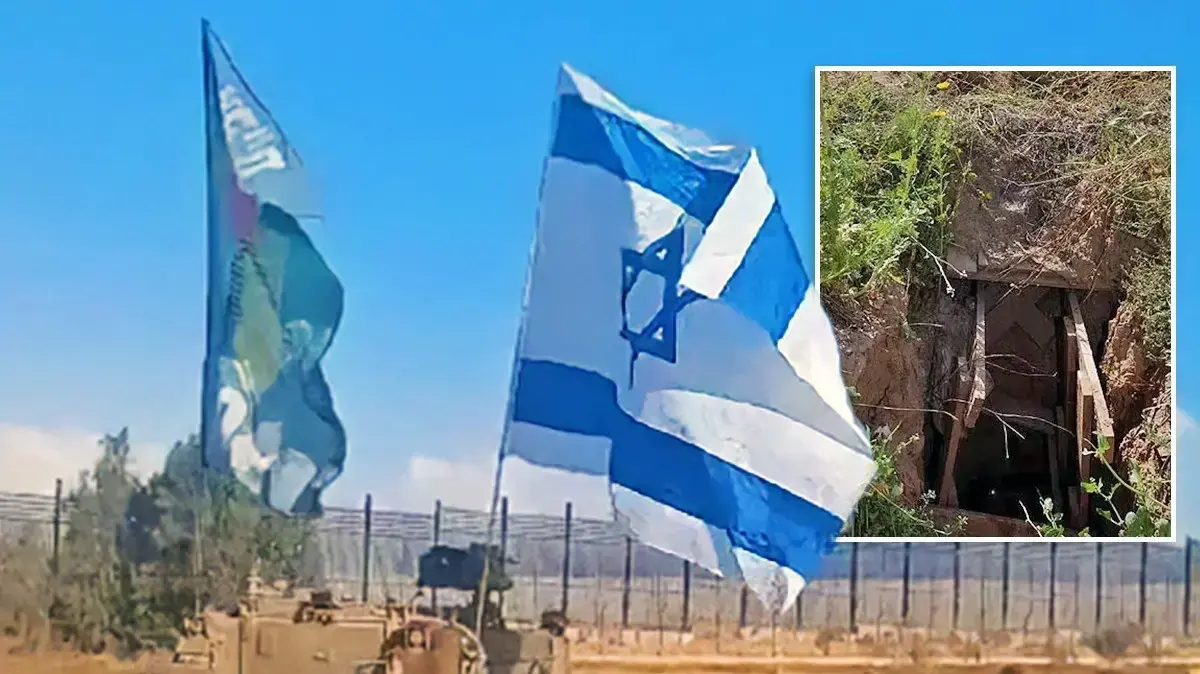 המנהרה שגילו כוחות צה"ל בציר פילדפלי