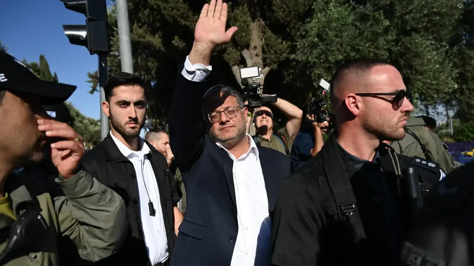 איתמר בן גביר, מצעד הגאווה,ירושלים, 30 במאי 2024 איתמר בן גביר, מצעד הגאווה,ירושלים, 30 במאי 2024