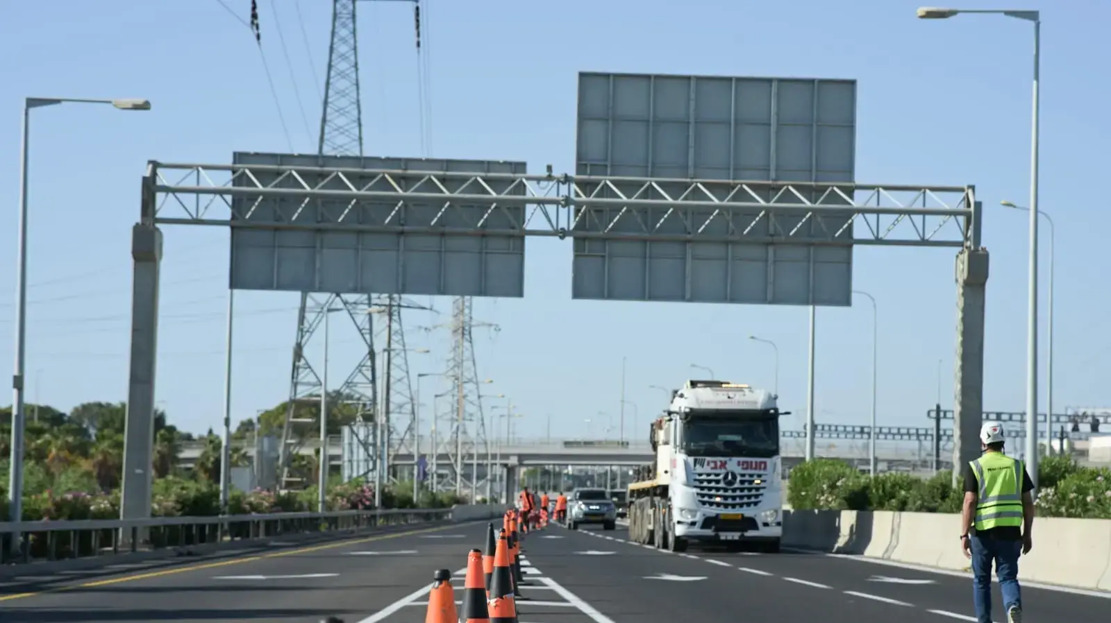 חסימת כביש בשל עבודות להקמת גשר האלף, מחלף משה דיין, נתיבי איילון דרום,30 במאי 2024