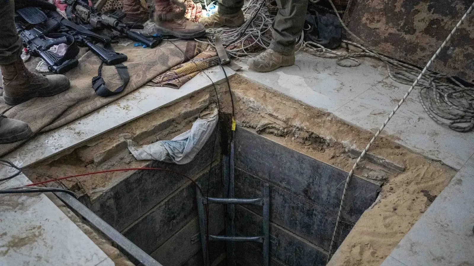 המנהרות שאותרו במרחב ג'באליה בעזה, 31 במאי 2024