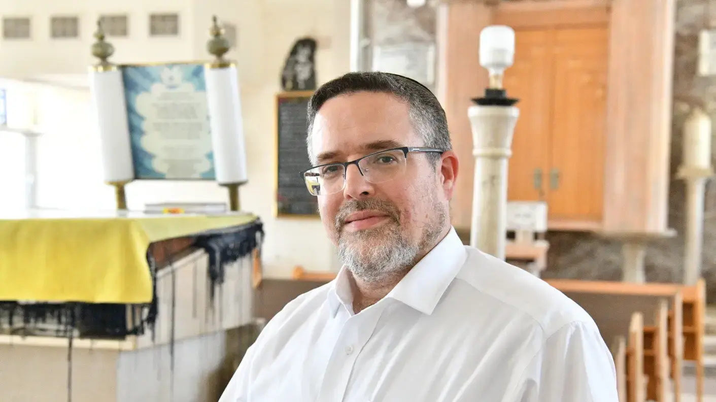 שמעון הרטמן, ראש ישיבת ההסדר החרדית ״חדוותא״, גן יבנה, 4 ביוני 2024 שמעון הרטמן, ראש ישיבת ההסדר החרדית ״חדוותא״, גן יבנה, 4 ביוני 2024
