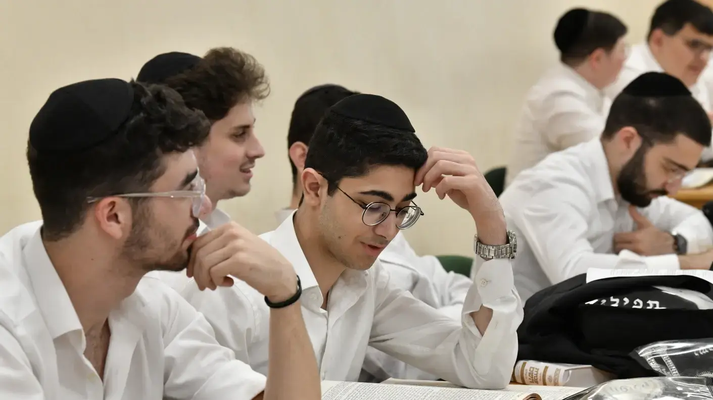 תלמידי ישיבת ההסדר החרדית ״דרך חיים״ בגן יבנה, 4 ביוני 2024
