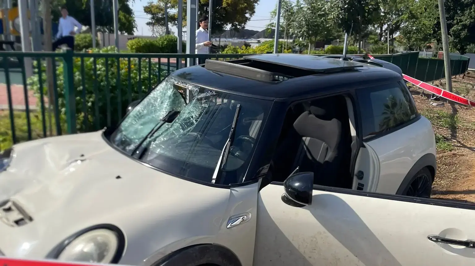 הרכב של החשוד שפגע ברוכב האופניים סמוך לצומת נהורה, 6 ביוני 2024