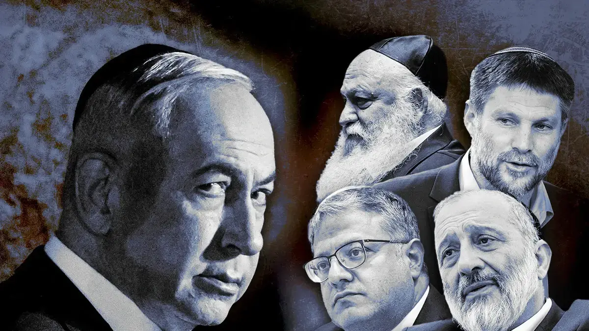 בנימין נתניהו, יצחק גולדקנופף, אריה דרעי, איתמר בן גביר, בצלאל סמוטריץ' בנימין נתניהו, יצחק גולדקנופף, אריה דרעי, איתמר בן גביר, בצלאל סמוטריץ'
