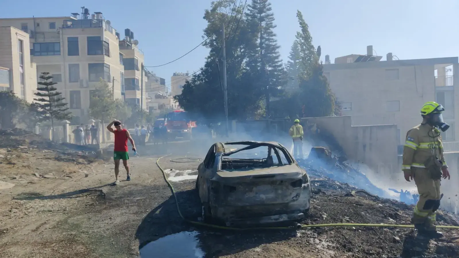 הצתה בשטחי החקלאות של קיבוץ כפר עציון, 7 ביוני 2024 הצתה בשטחי החקלאות של קיבוץ כפר עציון, 7 ביוני 2024