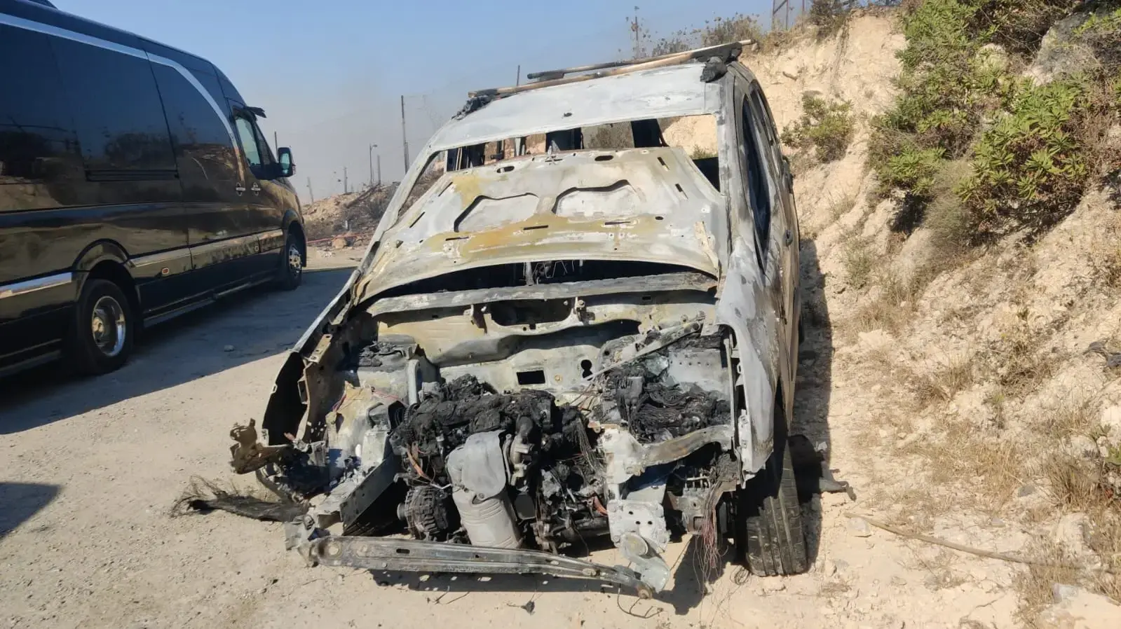 הצתה בשטחי החקלאות של קיבוץ כפר עציון, 7 ביוני 2024 הצתה בשטחי החקלאות של קיבוץ כפר עציון, 7 ביוני 2024
