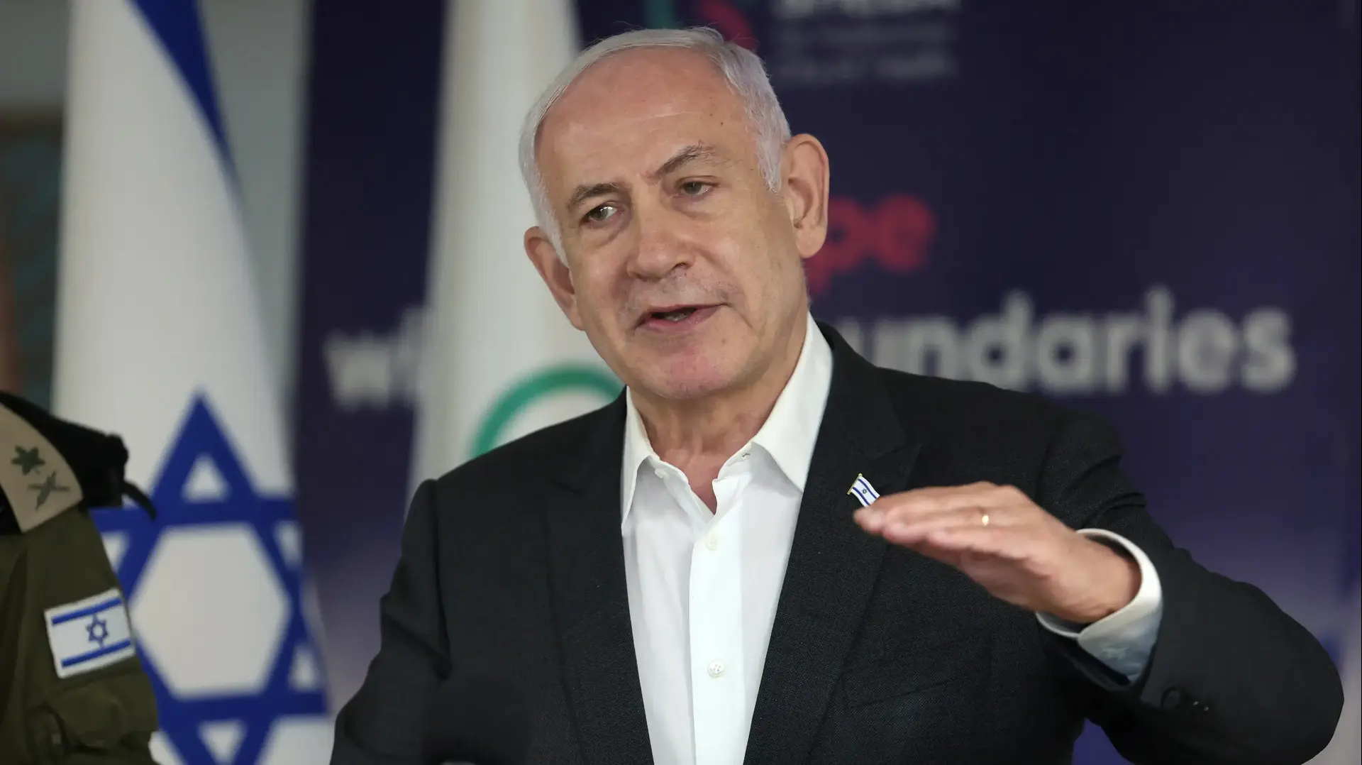 הצהרת נתניהו בבית החולים שיבא, 8 ביוני 2024 הצהרת נתניהו בבית החולים שיבא, 8 ביוני 2024