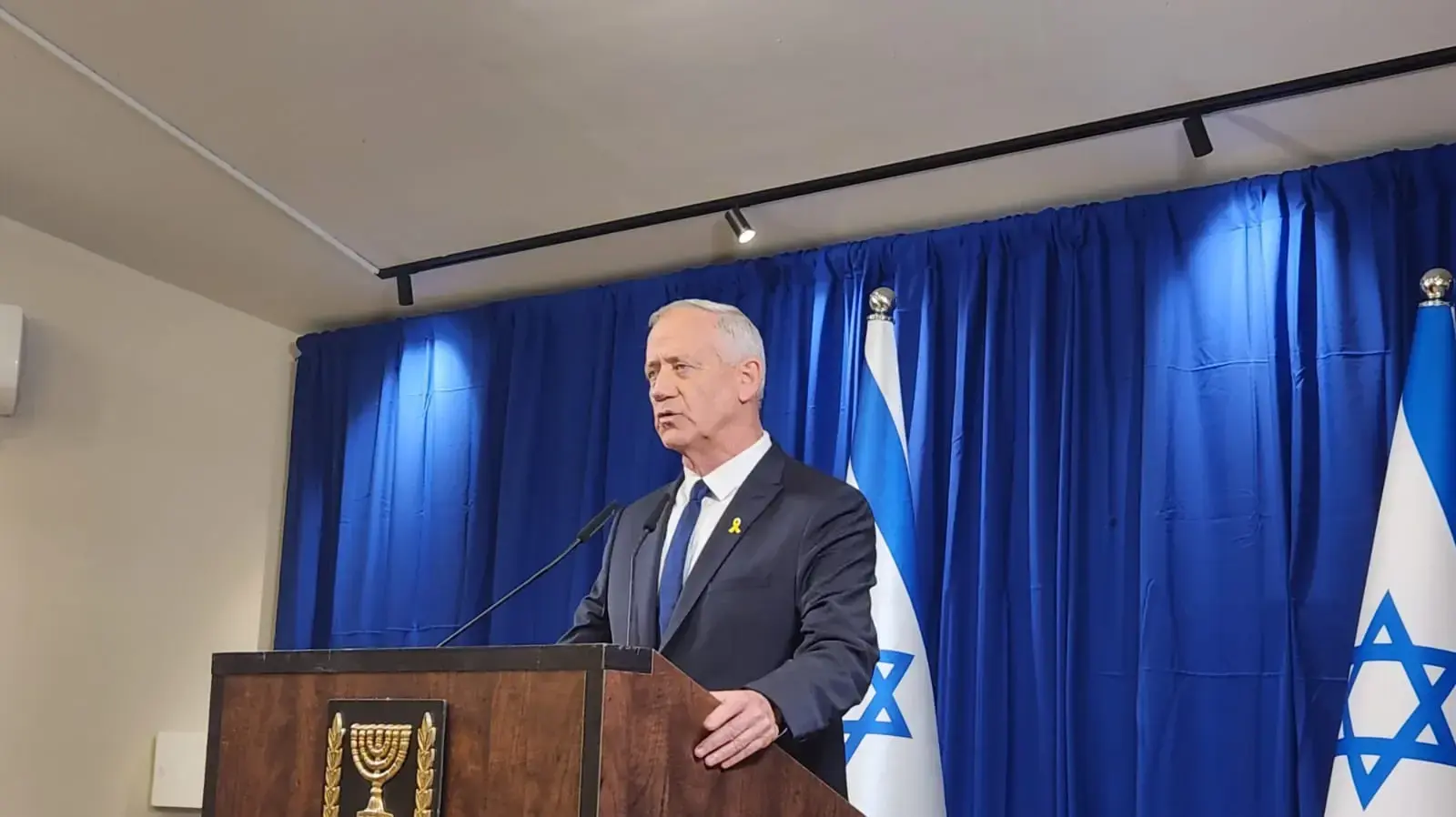 בני גנץ פורש מהממשלה 9 ביוני 2024 בני גנץ פורש מהממשלה 9 ביוני 2024