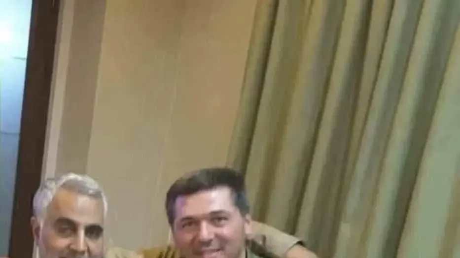 בכיר חיזבאללה סאמי עבדאללה וקאסם סולימני בכיר חיזבאללה סאמי עבדאללה וקאסם סולימני