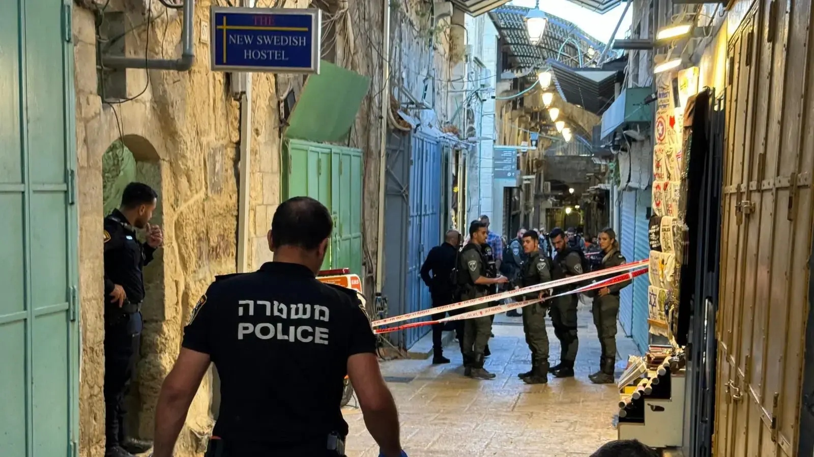 זירת ירי בעיר העתיקה בירושלים זירת ירי בעיר העתיקה בירושלים