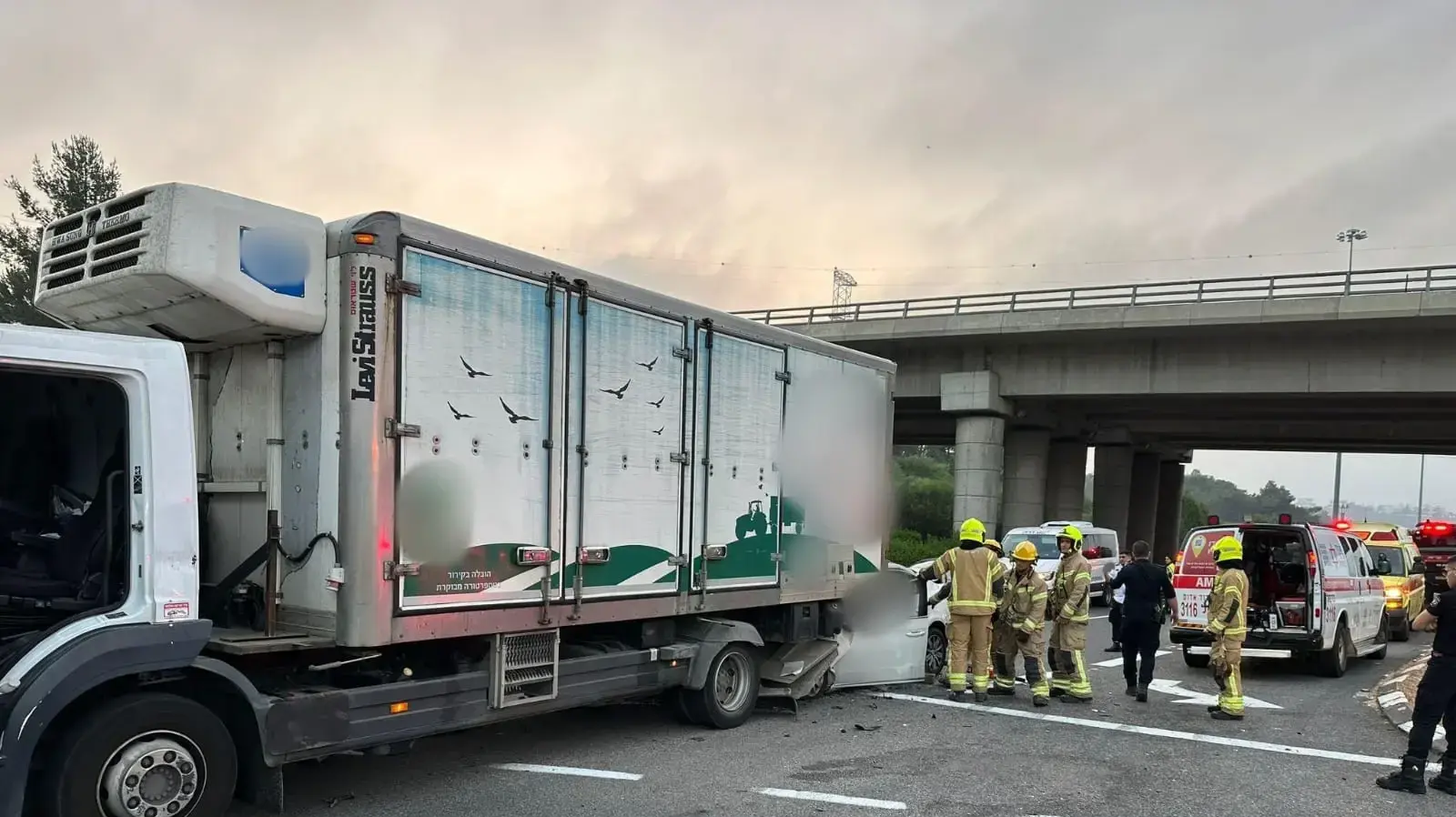 שני הרוגים בתאונת דרכים במחלף סומך שני הרוגים בתאונת דרכים במחלף סומך