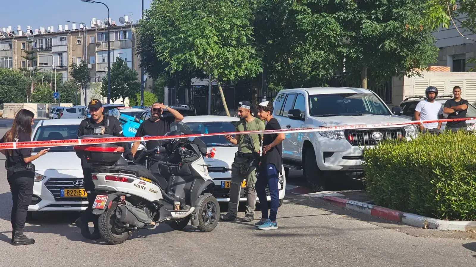 זירת הרצח בקרית אליעזר, חיפה זירת הרצח בקרית אליעזר, חיפה