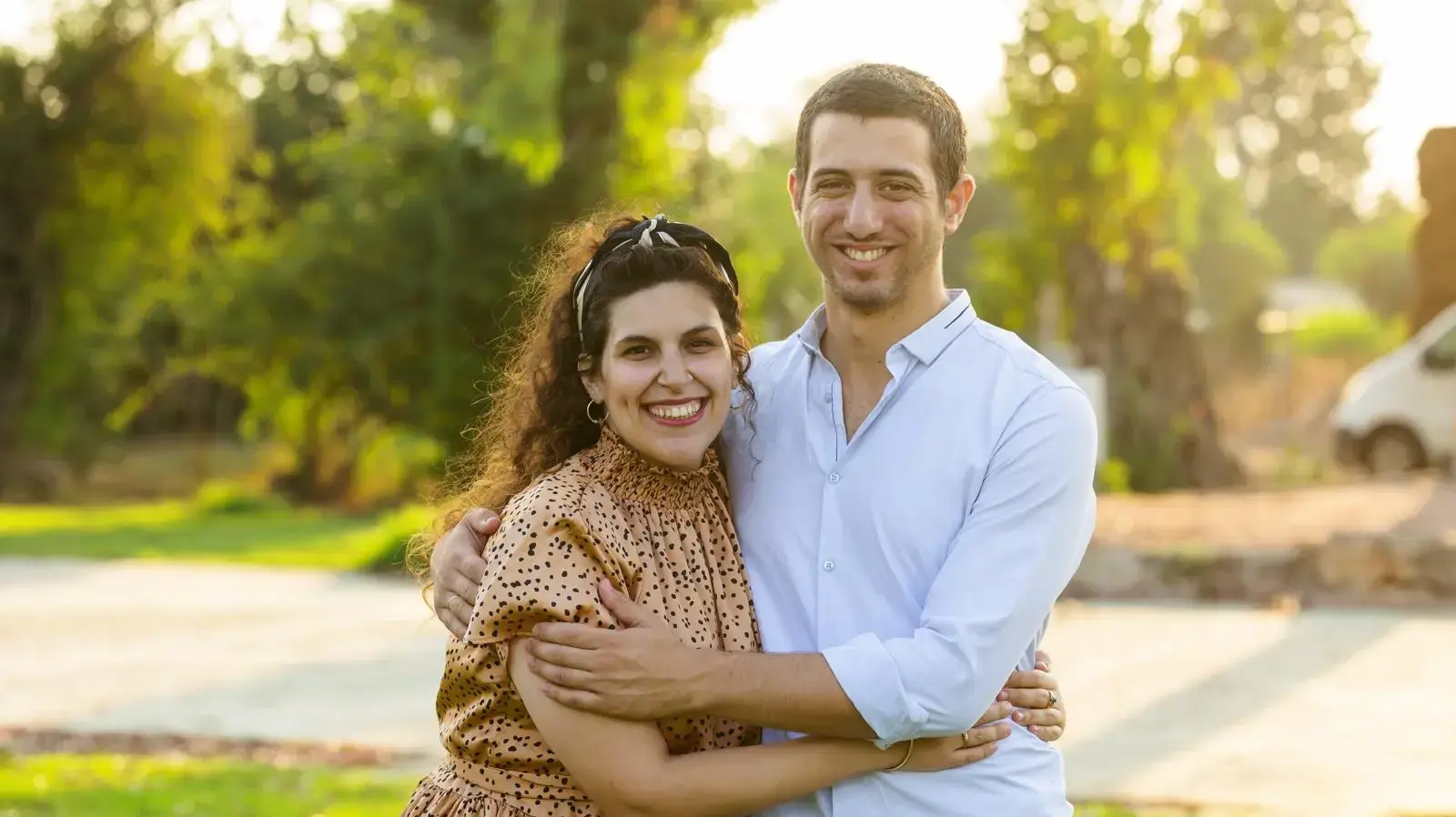 סרן איתן קופלוביץ עם רעייתו