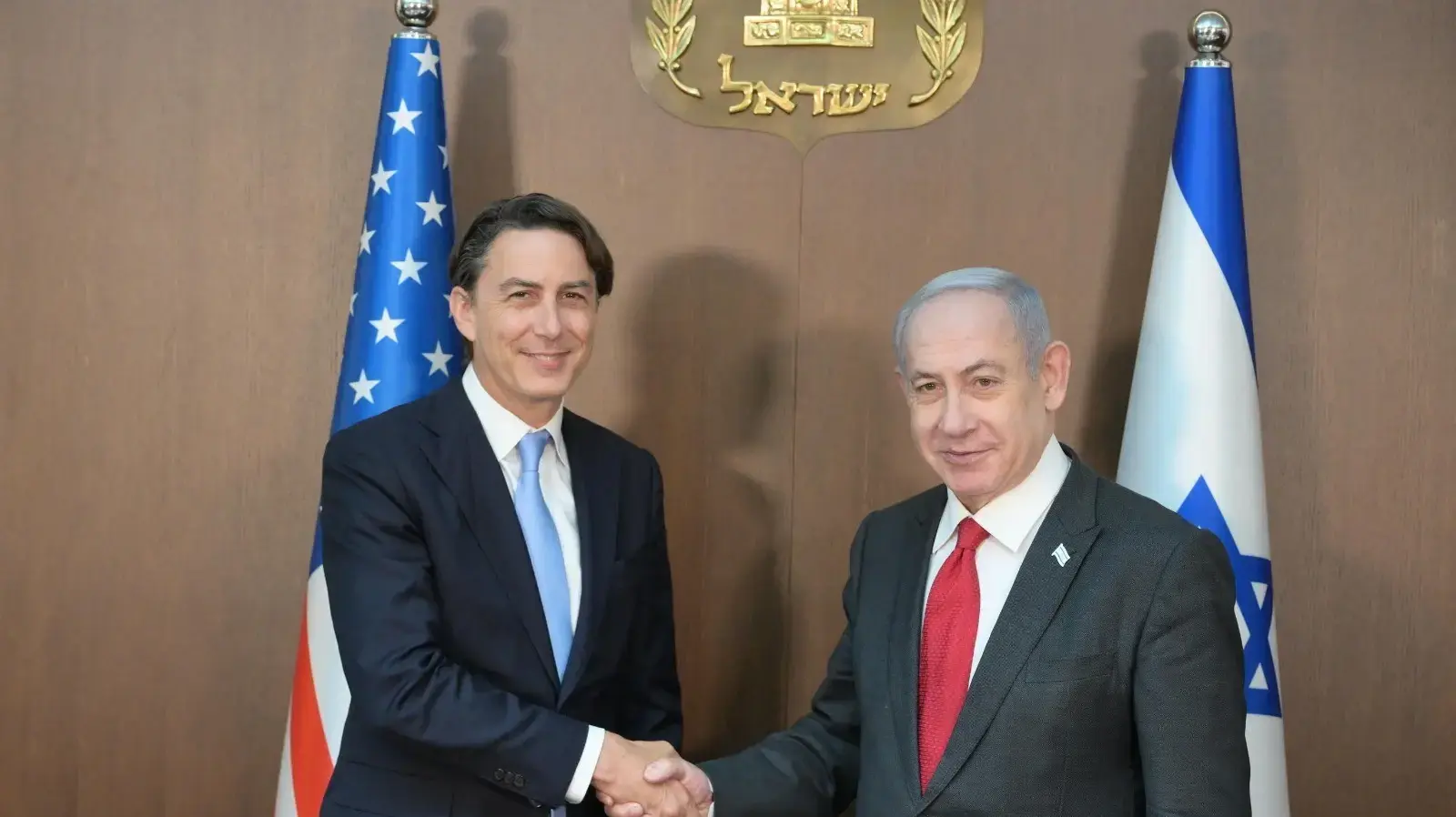 ראש הממשלה בנימין נתניהו נפגש עם השליח המיוחד של נשיא ארה״ב עמוס הוכשטיין, בלשכת רה"מ בירושלים ראש הממשלה בנימין נתניהו נפגש עם השליח המיוחד של נשיא ארה״ב עמוס הוכשטיין, בלשכת רה"מ בירושלים