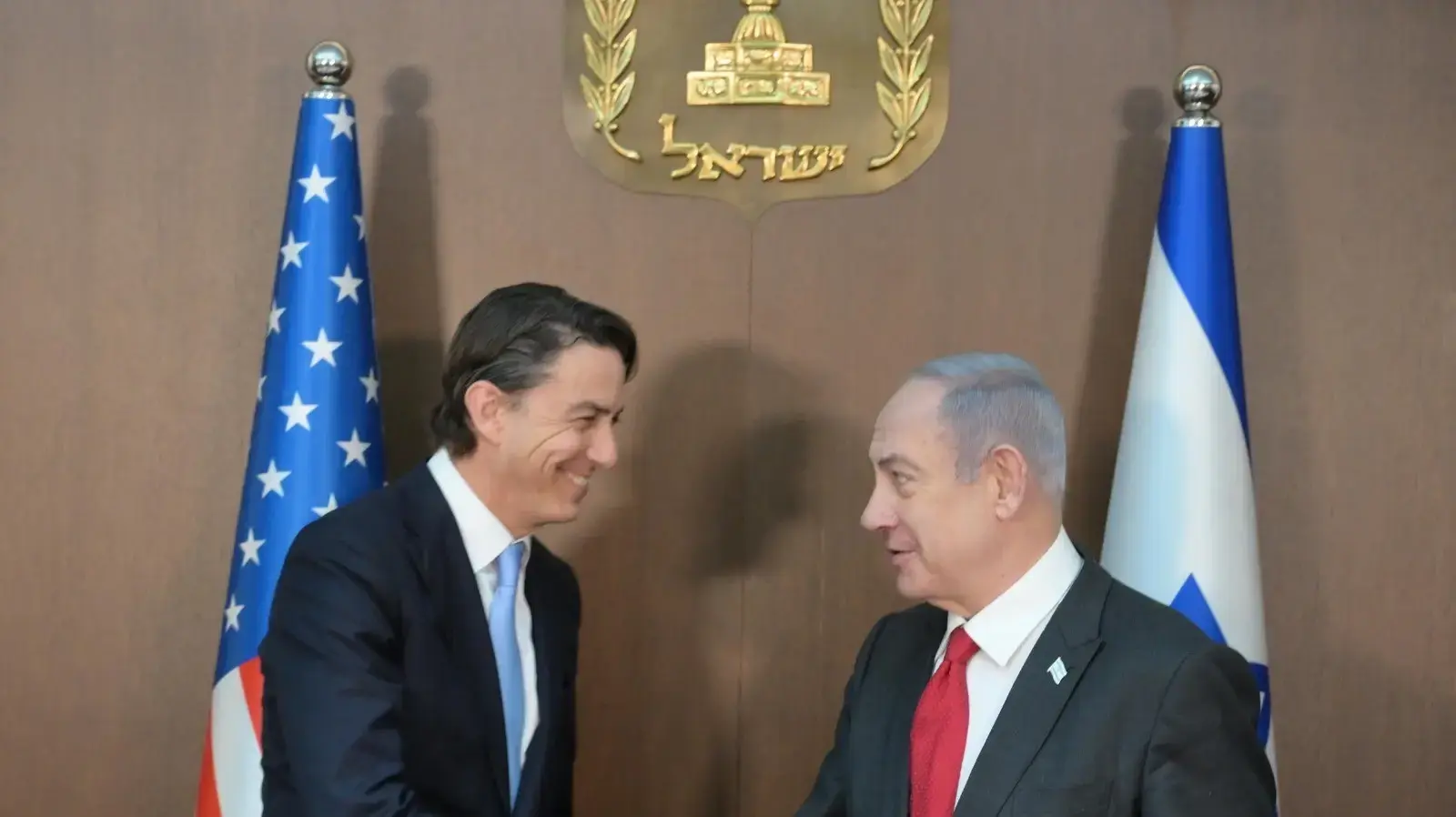 ראש הממשלה בנימין נתניהו נפגש עם השליח המיוחד של נשיא ארה״ב עמוס הוכשטיין, בלשכת רה"מ בירושלים ראש הממשלה בנימין נתניהו נפגש עם השליח המיוחד של נשיא ארה״ב עמוס הוכשטיין, בלשכת רה"מ בירושלים