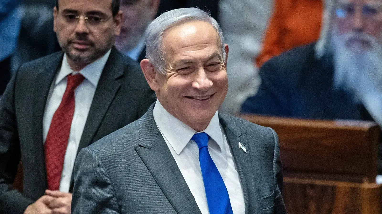 בנימין נתניהו לאחר אישור חוק הפטור מגיוס לבני ישיבות, 11 ביוני 2024