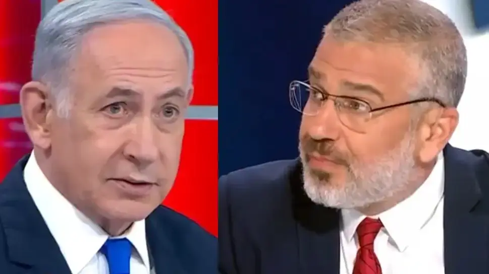 בנימין נתניהו מתראיין אצל ינון מגל בתכנית הפטריוטים בערוץ 14 בנימין נתניהו מתראיין אצל ינון מגל בתכנית הפטריוטים בערוץ 14