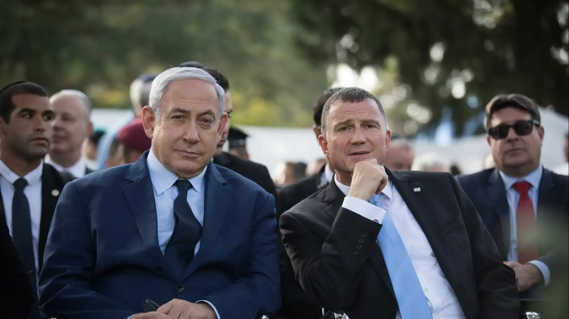 יולי אדלשטיין ובנימין נתניהו יולי אדלשטיין ובנימין נתניהו