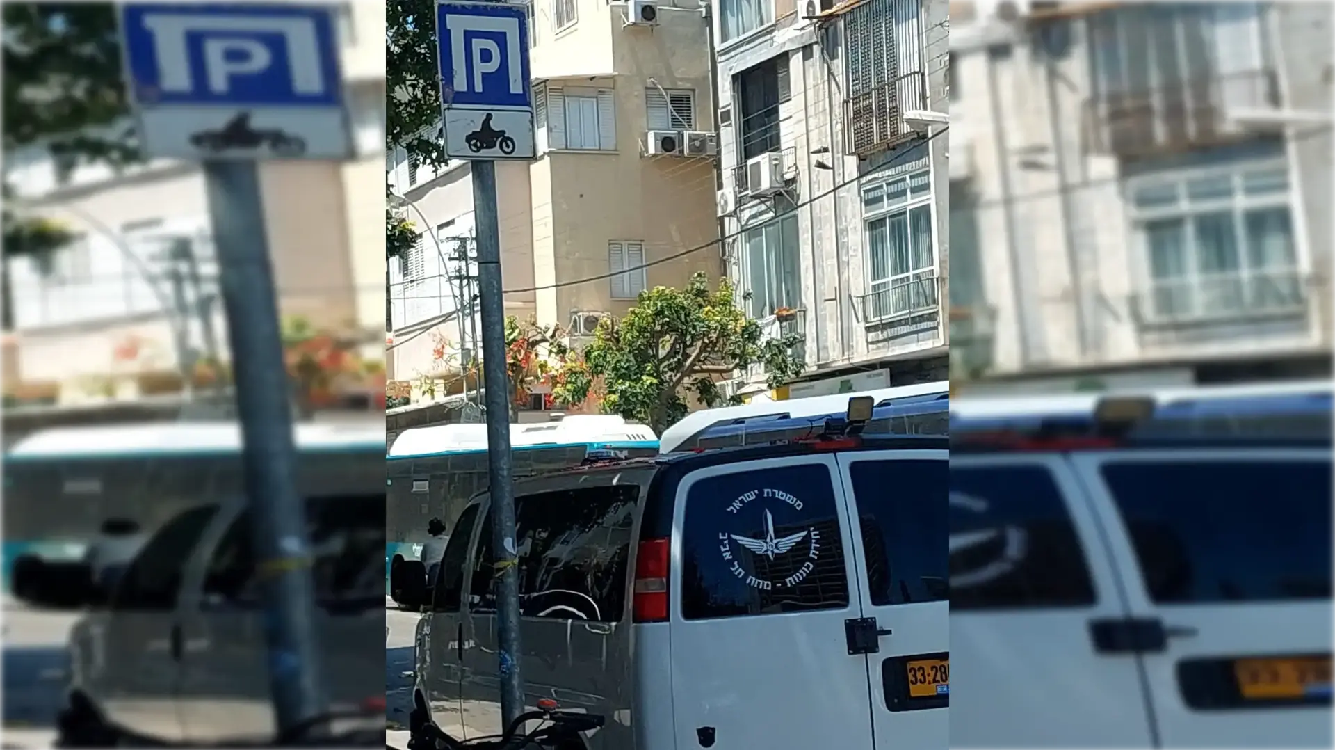 רכב בו נוהג יואב אליאסי (הצל), שלדבריו משמש את כיתת הכוננות, תועד חונה בניגוד לחוק בתל אביב . רכב בו נוהג יואב אליאסי (הצל), שלדבריו משמש את כיתת הכוננות, תועד חונה בניגוד לחוק בתל אביב .