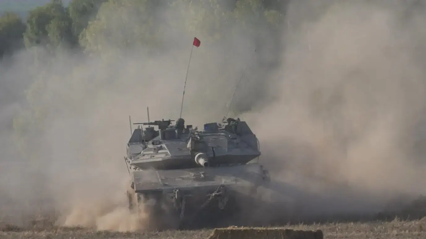 כלים של צה"ל בכניסה לרצועת עזה, 27 ביוני 2024 כלים של צה"ל בכניסה לרצועת עזה, 27 ביוני 2024