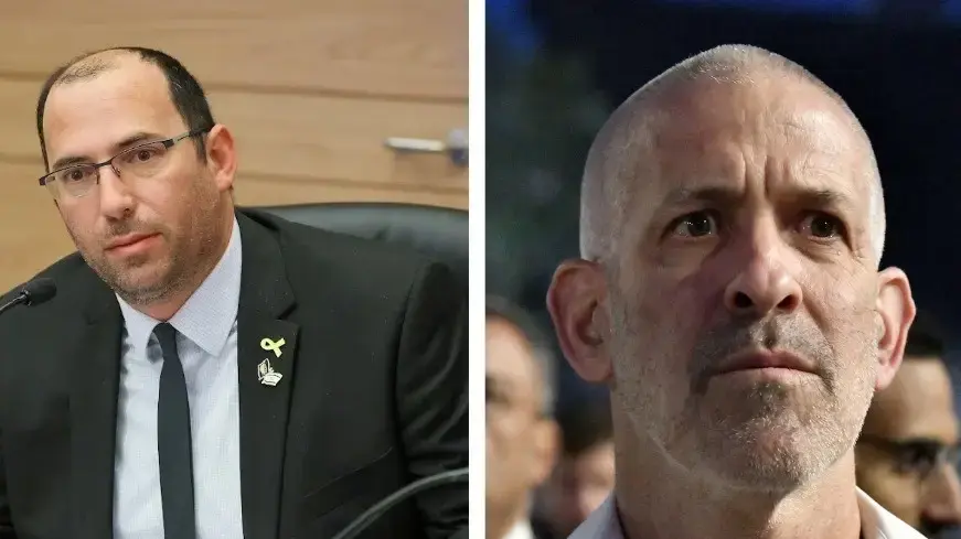 ח"כ שמחה רוטמן וראש השב"כ רונן בר ח"כ שמחה רוטמן וראש השב"כ רונן בר