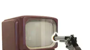 שלט לטלוויזיה בצורת אקדח