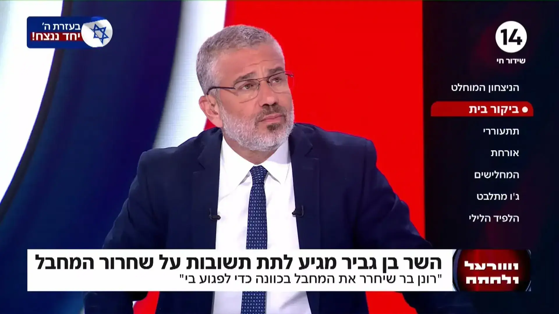 ינון מגל, "הפטריוטים" 1.7.2024 ינון מגל, "הפטריוטים" 1.7.2024