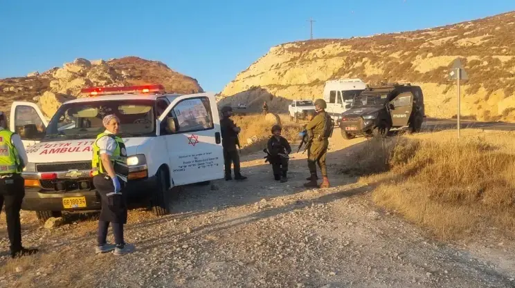 חשד לפיגוע דריסה במרחב דרום הר חברון 03 ביולי 2024