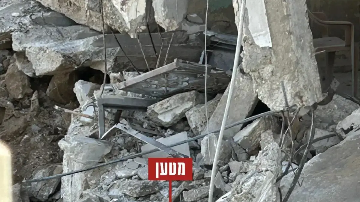 מטעני חבלה שאיתר צה"ל במבנה ברצועת עזה, 6 ביולי 2024