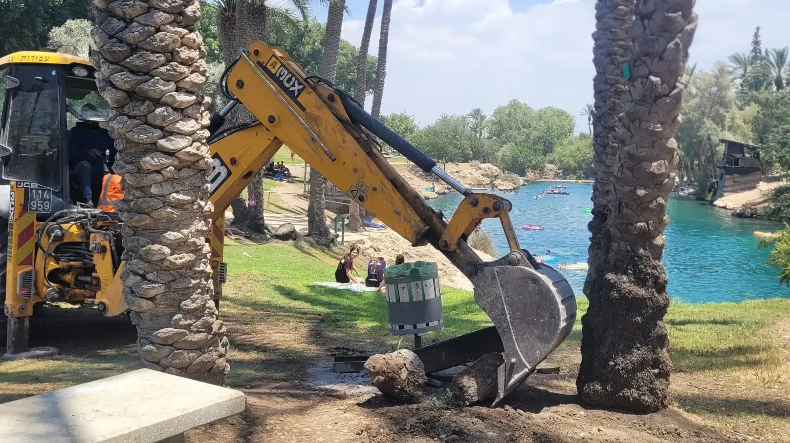פינוי מתקני איסוף הגחלים פינוי מתקני איסוף הגחלים